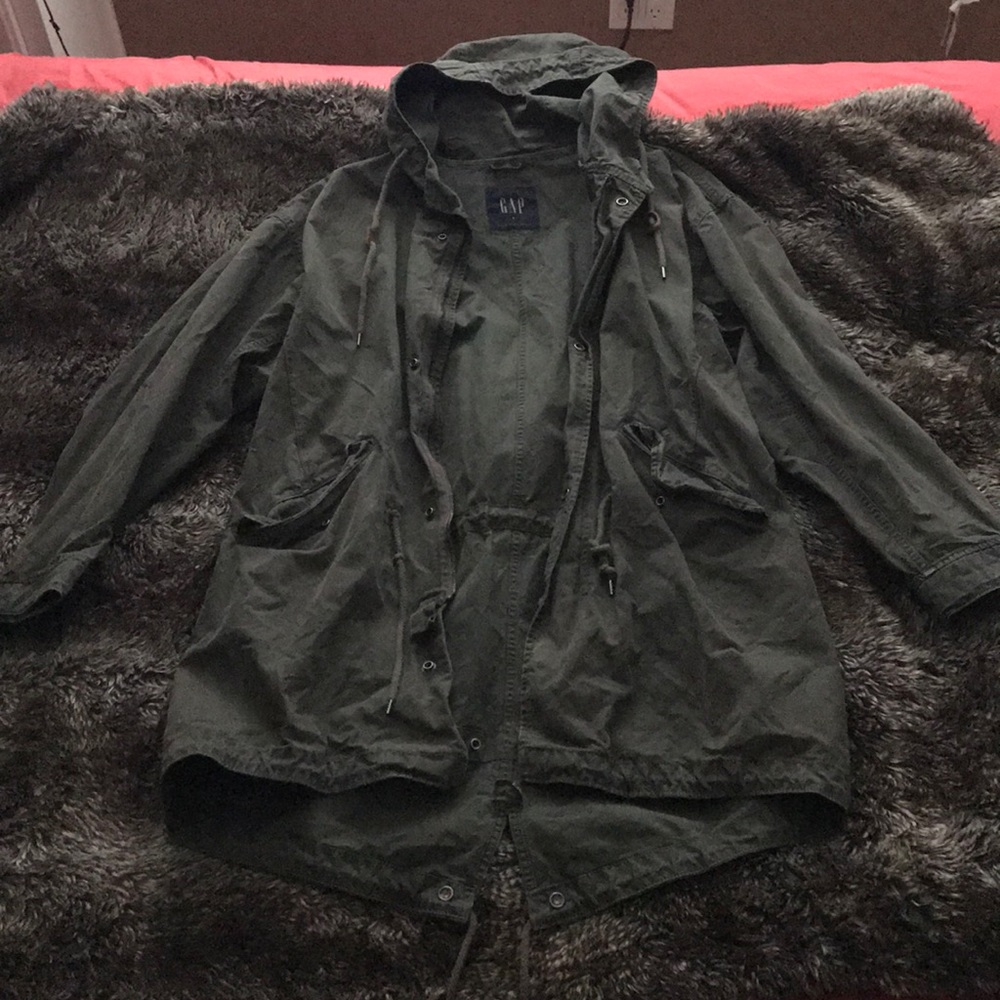 GAP Green Parka Jacket